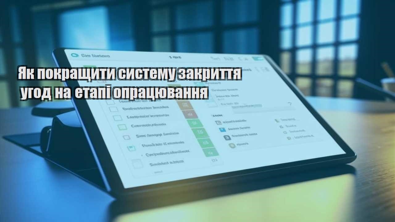yak pokrashhyty systemu zakryttya ugod na etapi opraczyuvannya