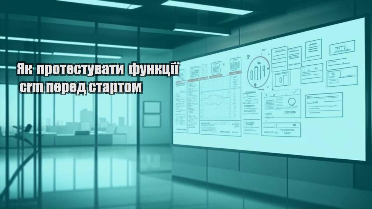 yak protestuvaty funkcziyi crm pered startom