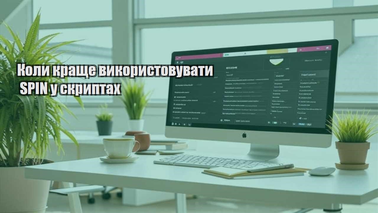 koly krashhe vykorystovuvaty spin u skryptah