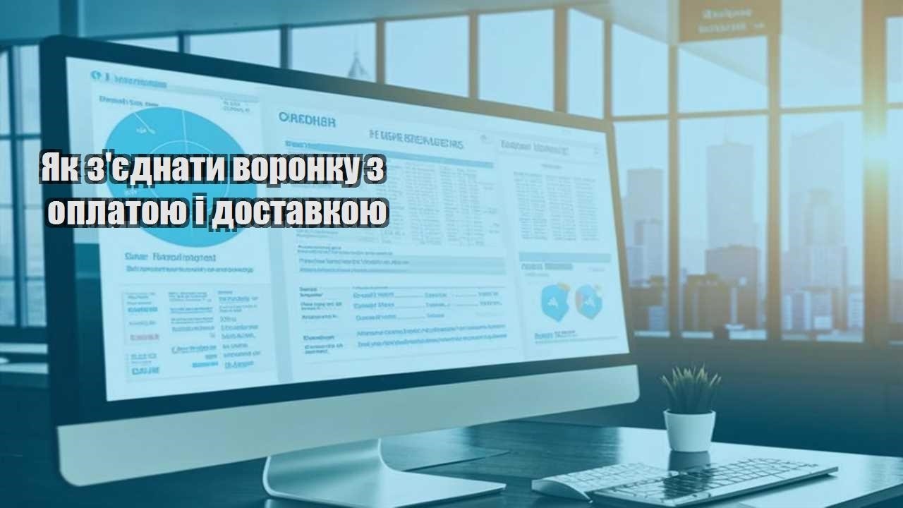 yak zyednaty voronku z oplatoyu i dostavkoyu