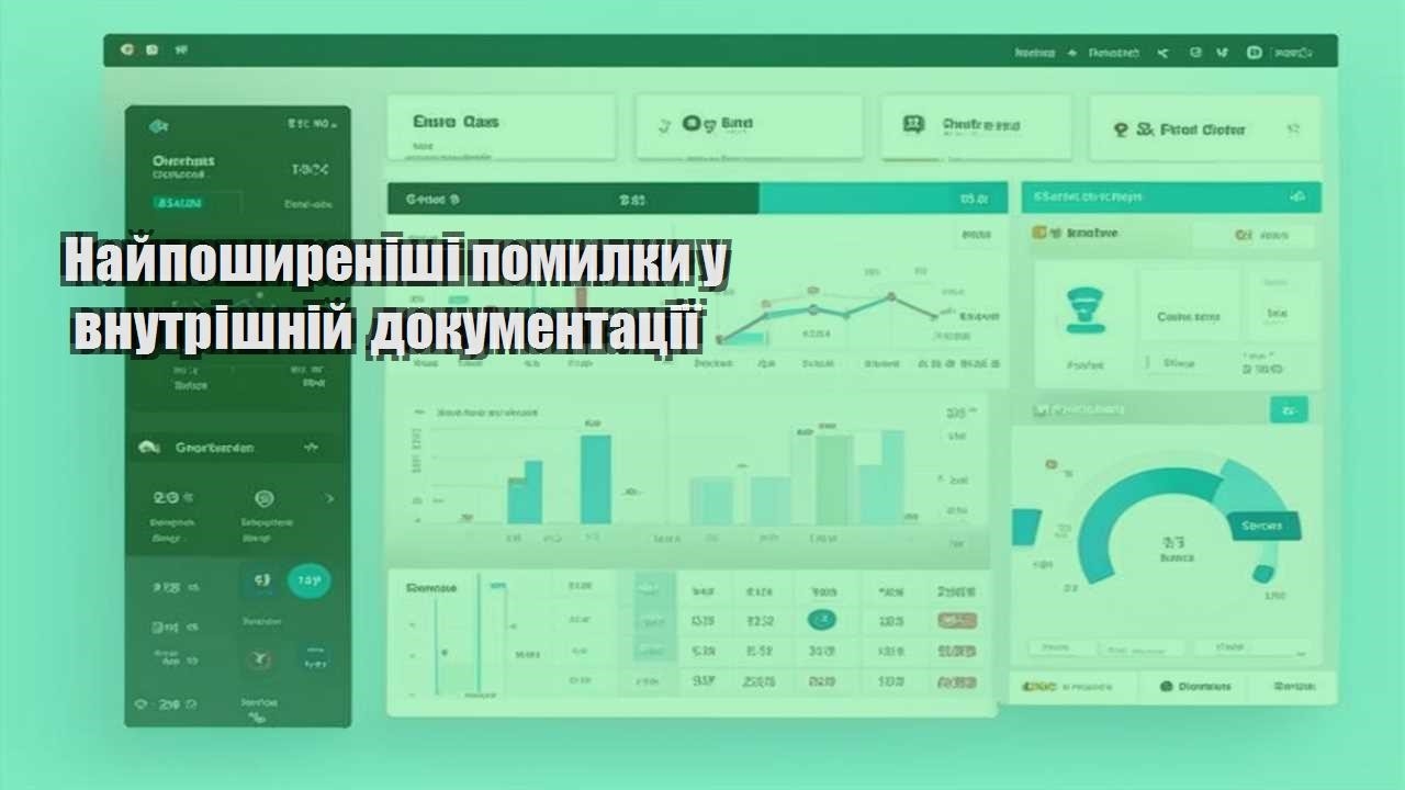 najposhyrenishi pomylky u vnutrishnij dokumentacziyi