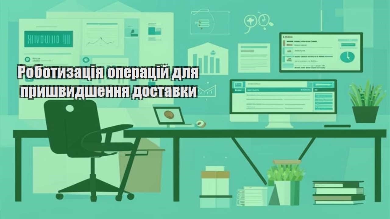 robotyzacziya operaczij dlya pryshvydshennya dostavky