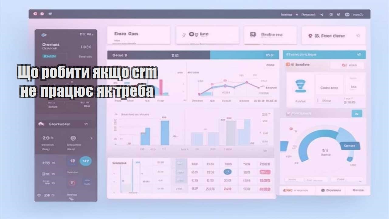 shho robyty yakshho crm ne praczyuye yak treba
