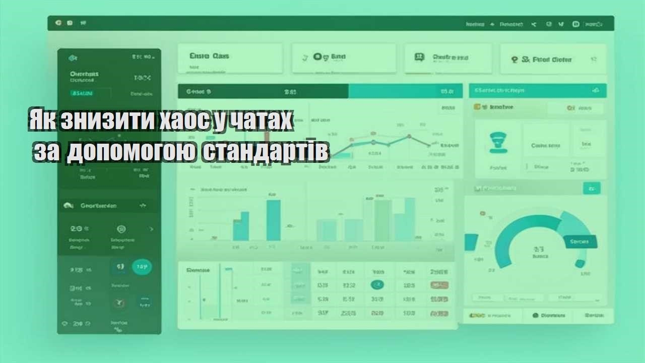 yak znyzyty haos u chatah za dopomogoyu standartiv