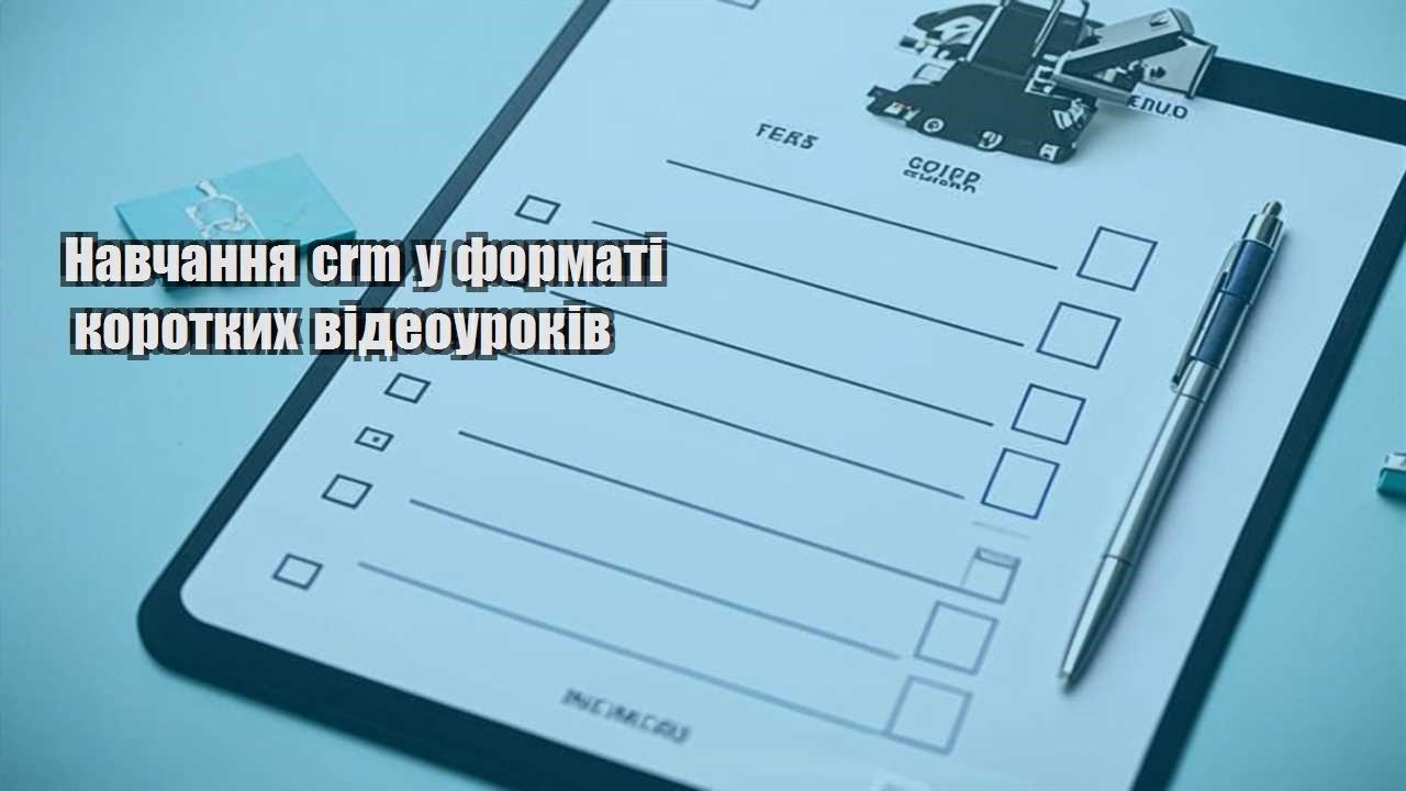 navchannya crm u formati korotkyh videourokiv