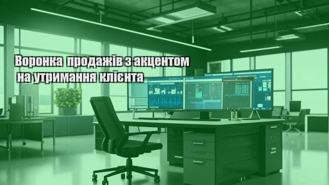 voronka prodazhiv z akczentom na utrymannya kliyenta