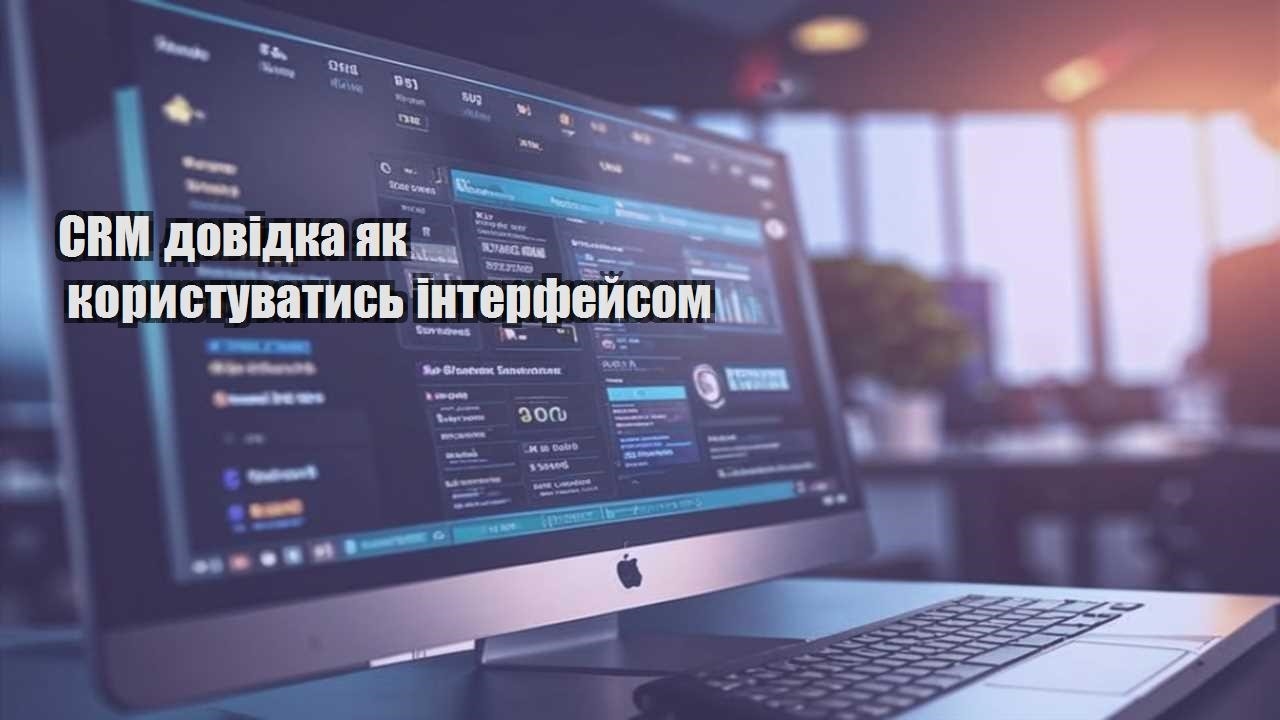 crm dovidka yak korystuvatys interfejsom