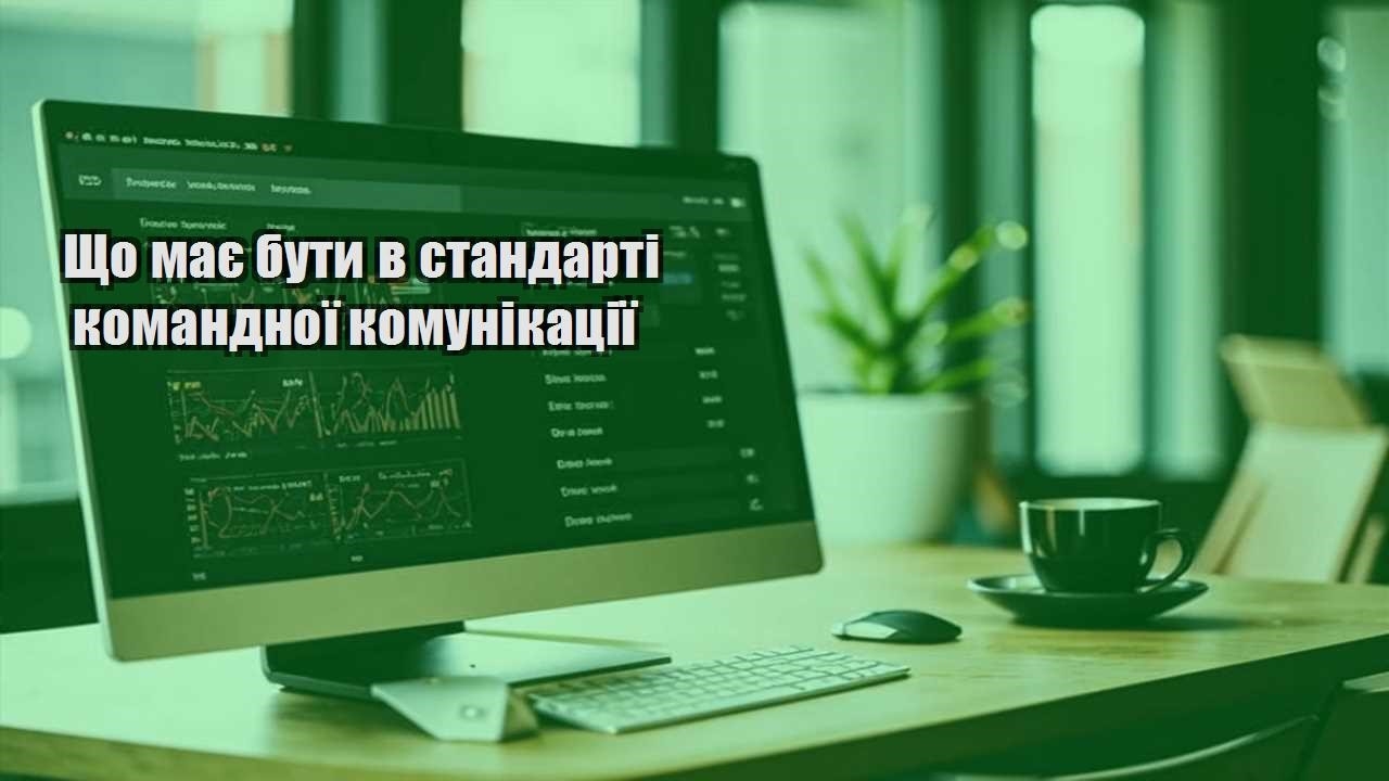 shho maye buty v standarti komandnoyi komunikacziyi