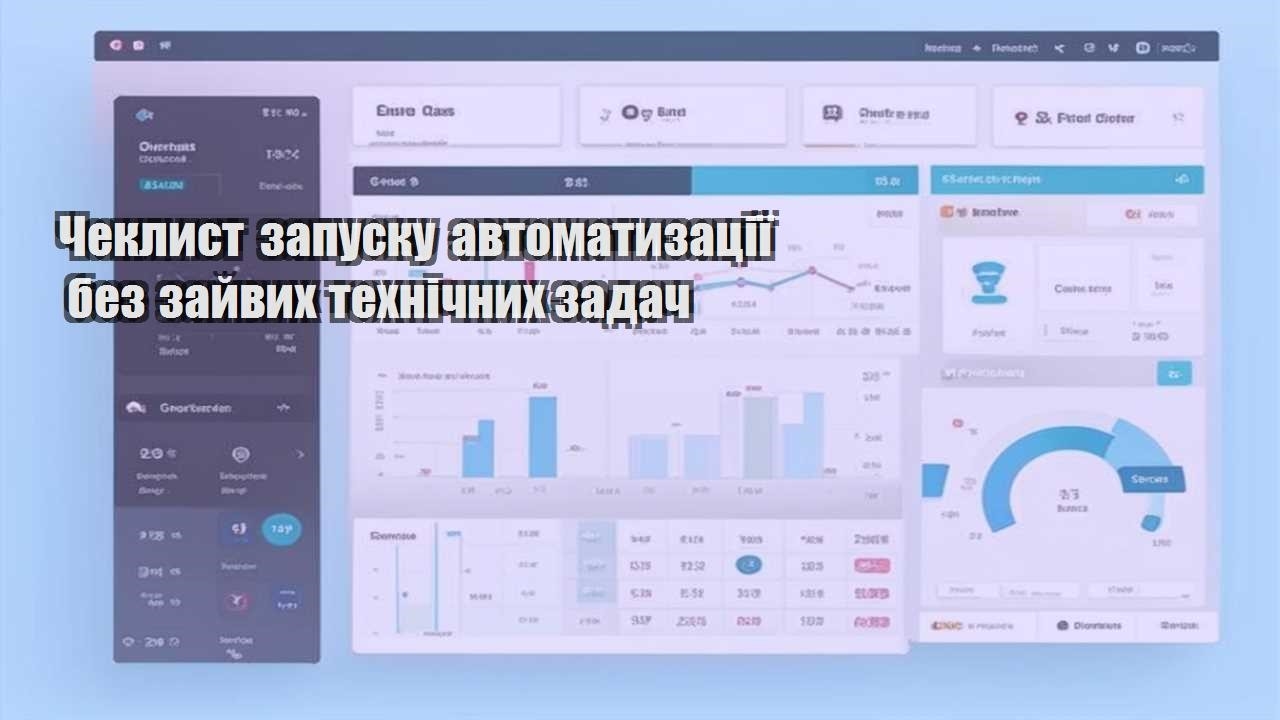 cheklyst zapusku avtomatyzacziyi bez zajvyh tehnichnyh zadach