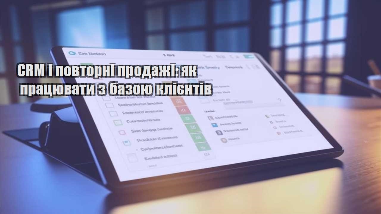 crm i povtorni prodazhi yak praczyuvaty z bazoyu kliyentiv