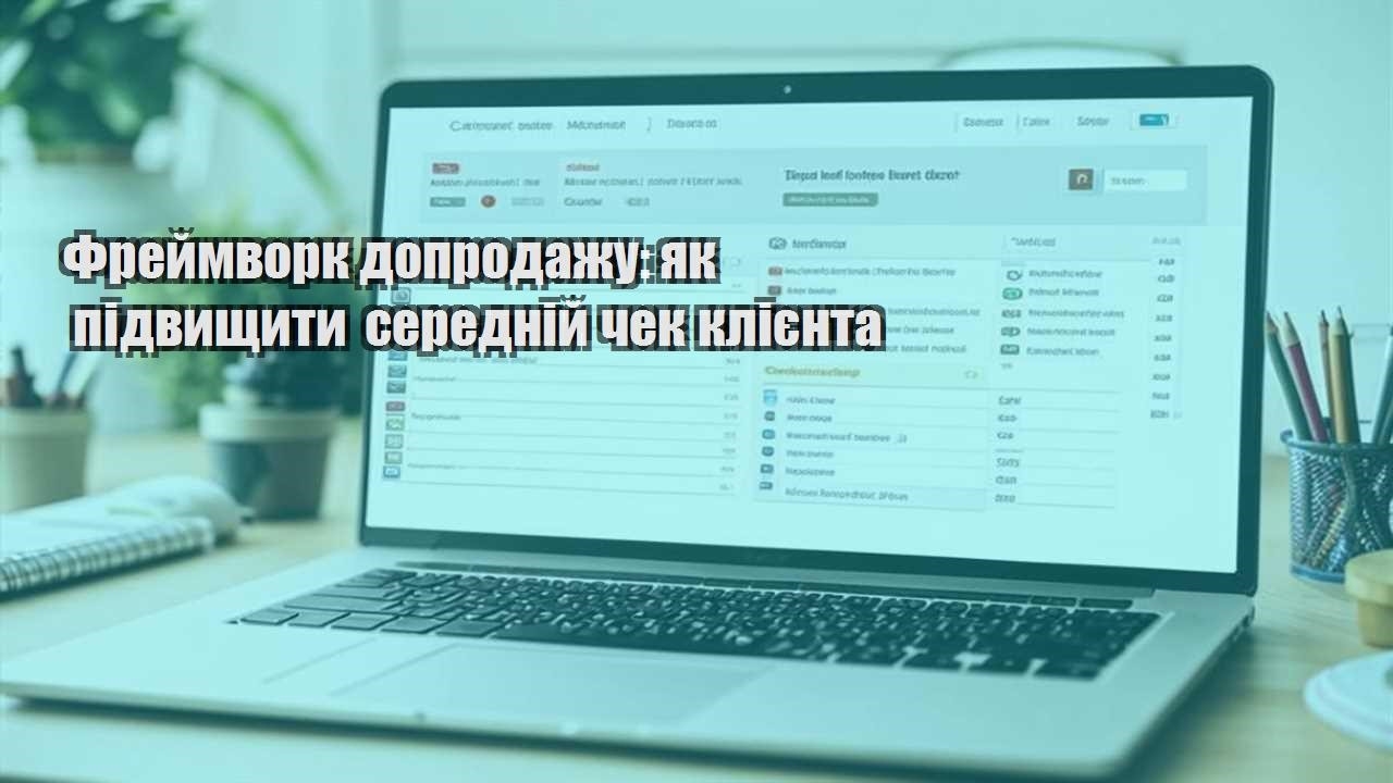 frejmvork doprodazhu yak pidvyshhyty serednij chek kliyenta