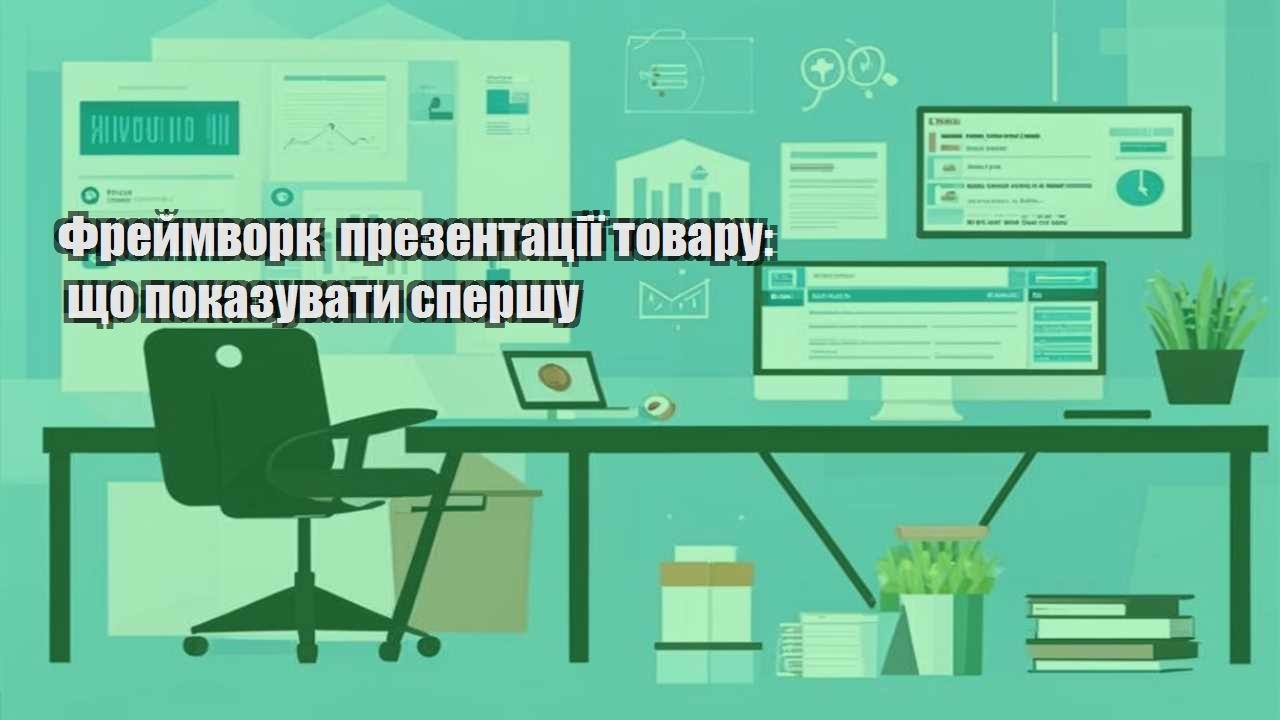 frejmvork prezentacziyi tovaru shho pokazuvaty spershu