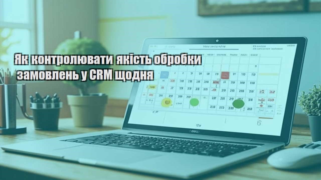 yak kontrolyuvaty yakist obrobky zamovlen u crm shhodnya