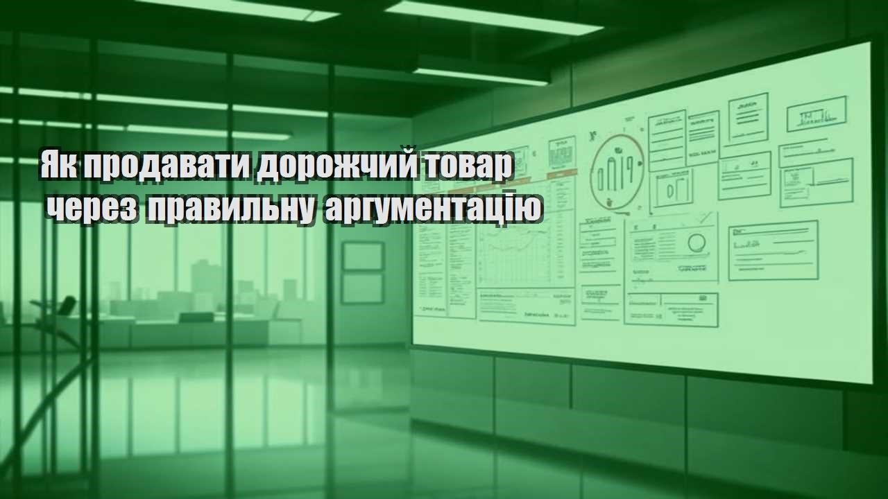 yak prodavaty dorozhchyj tovar cherez pravylnu argumentacziyu