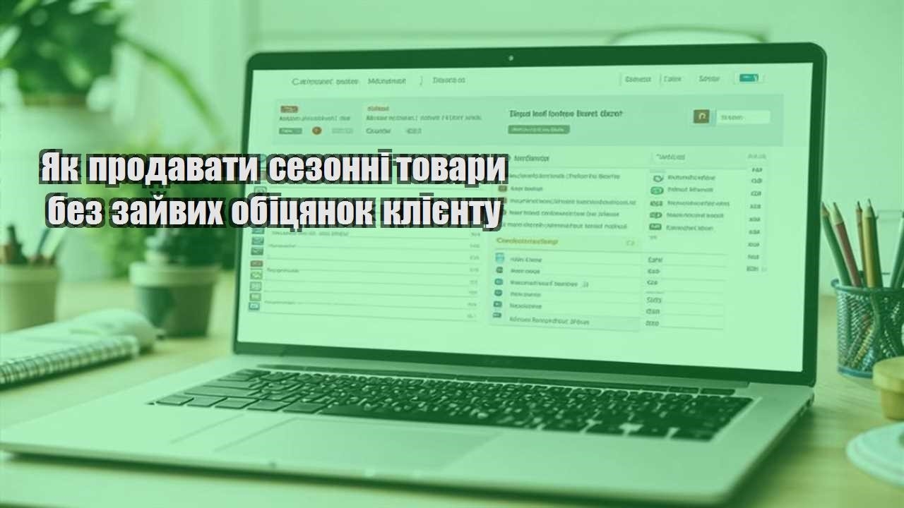 yak prodavaty sezonni tovary bez zajvyh obiczyanok kliyentu