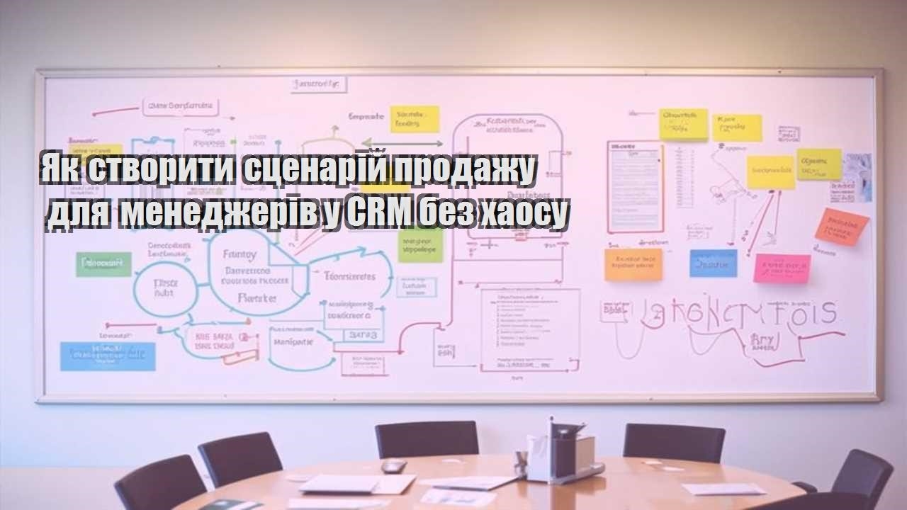 yak stvoryty sczenarij prodazhu dlya menedzheriv u crm bez haosu