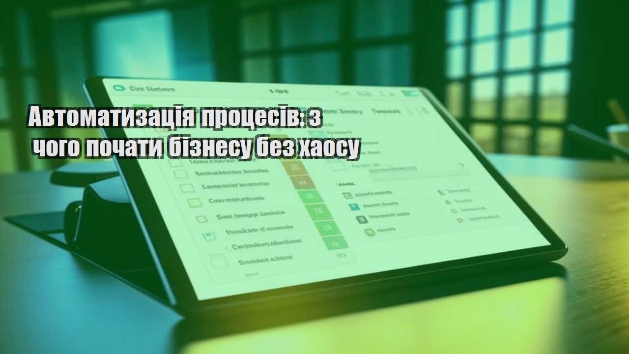 avtomatyzacziya proczesiv z chogo pochaty biznesu bez haosu