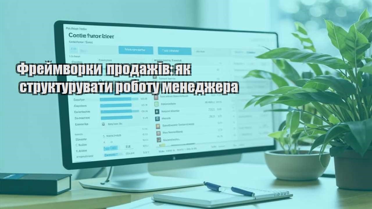 frejmvorky prodazhiv yak strukturuvaty robotu menedzhera