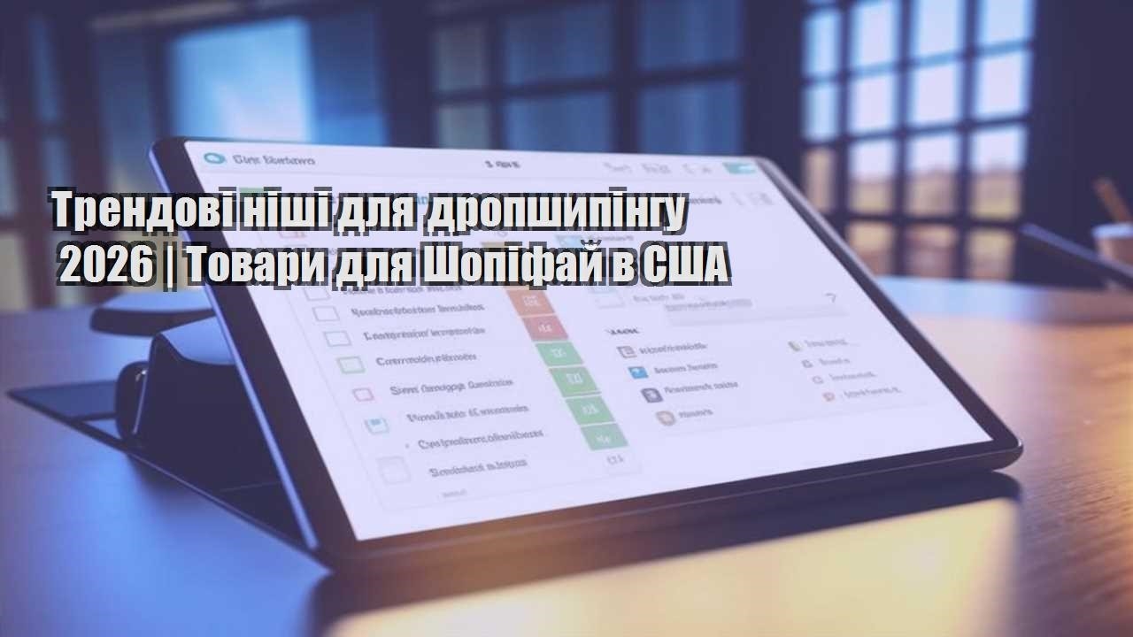 trendovi nishi dlya dropshypingu 2026 tovary dlya shopifaj v ssha