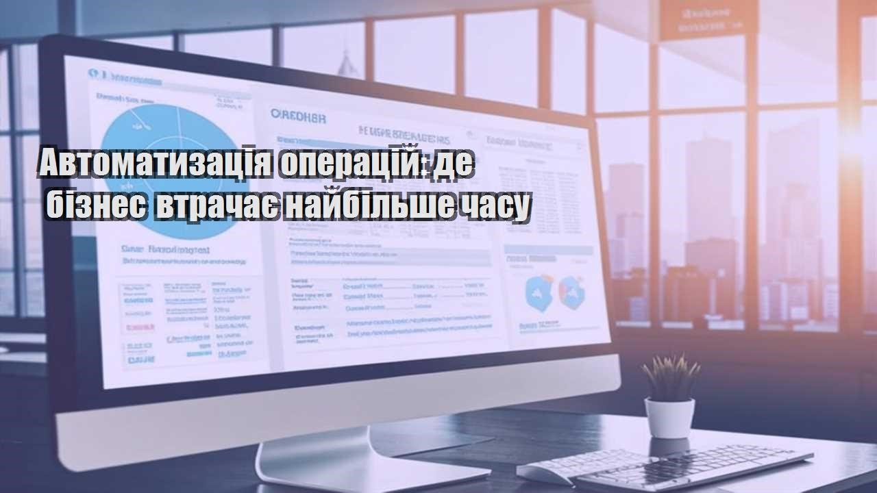 avtomatyzacziya operaczij de biznes vtrachaye najbilshe chasu