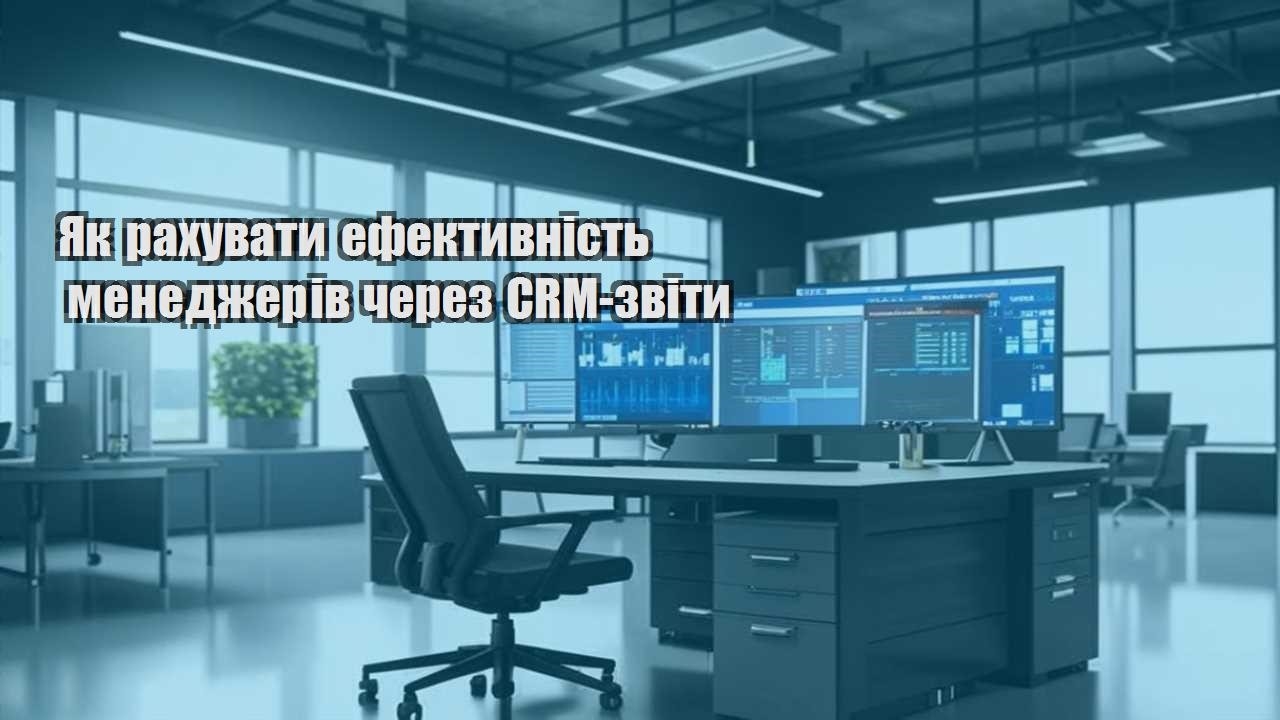 yak rahuvaty efektyvnist menedzheriv cherez crm zvity