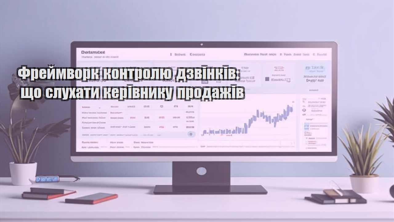 frejmvork kontrolyu dzvinkiv shho sluhaty kerivnyku prodazhiv