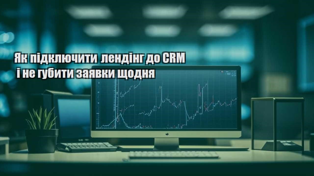 yak pidklyuchyty lending do crm i ne gubyty zayavky shhodnya